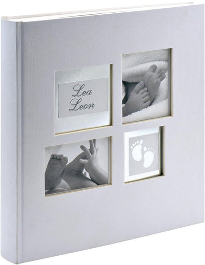 Walther uk-172 Little Foot - Babyalbum - Größe 29 x 30,5 cm - Weiß