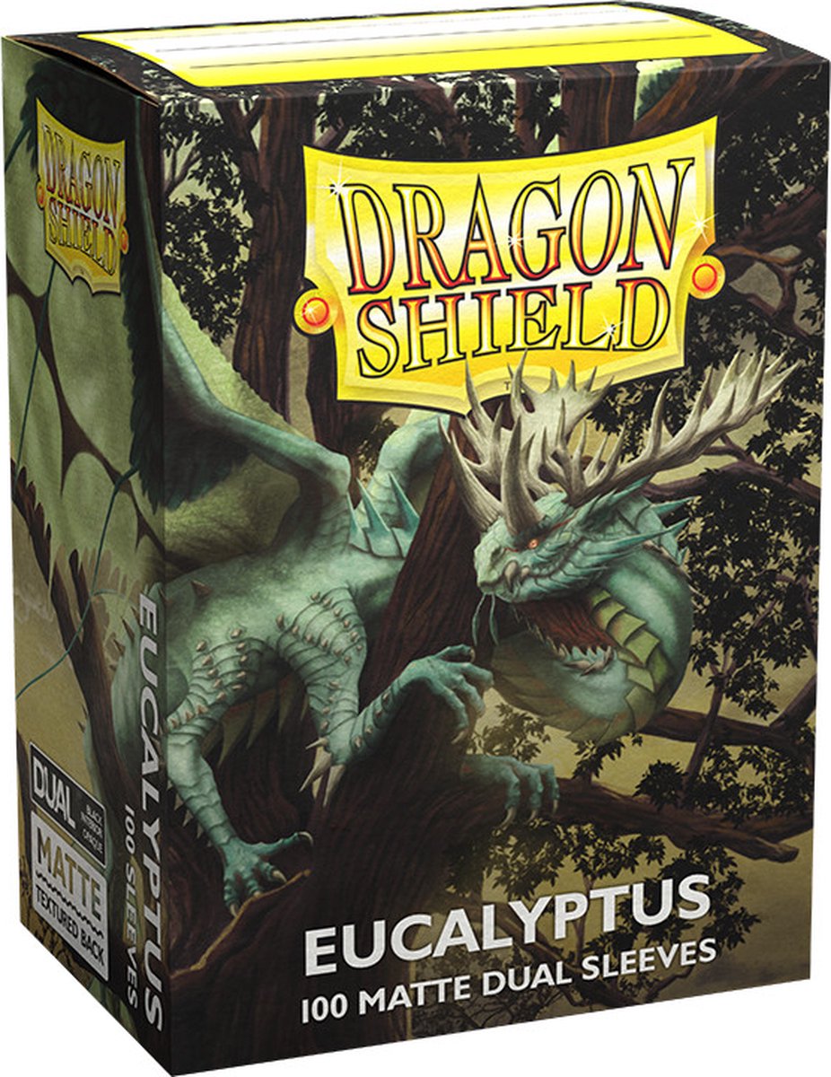 Dragonshield Drachenschild – matte Doppelhüllen Eukalyptus 100x