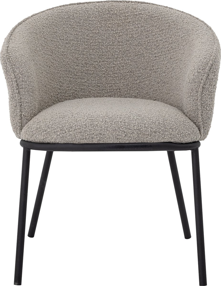 Bloomingville – Cortone-Esszimmerstuhl – Grau – Polyester