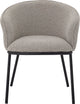 Bloomingville – Cortone-Esszimmerstuhl – Grau – Polyester