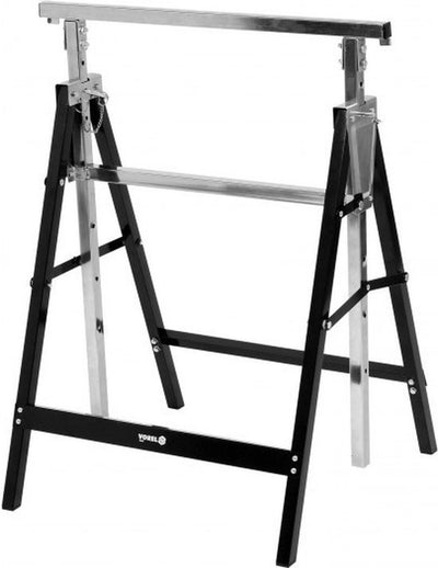 Vorel | verstellbarer Bock – max. 200 kg – Silber und Schwarz