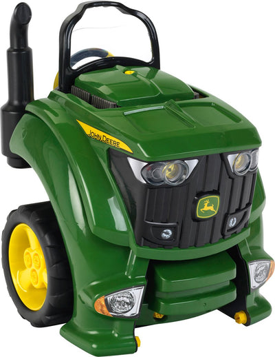 Klein Toys John Deere Traktor Motorblock – 56 abnehmbare und reparierbare Teile – inkl. Licht- und Soundeffekte - 43x40x52,5 cm - grün gelb