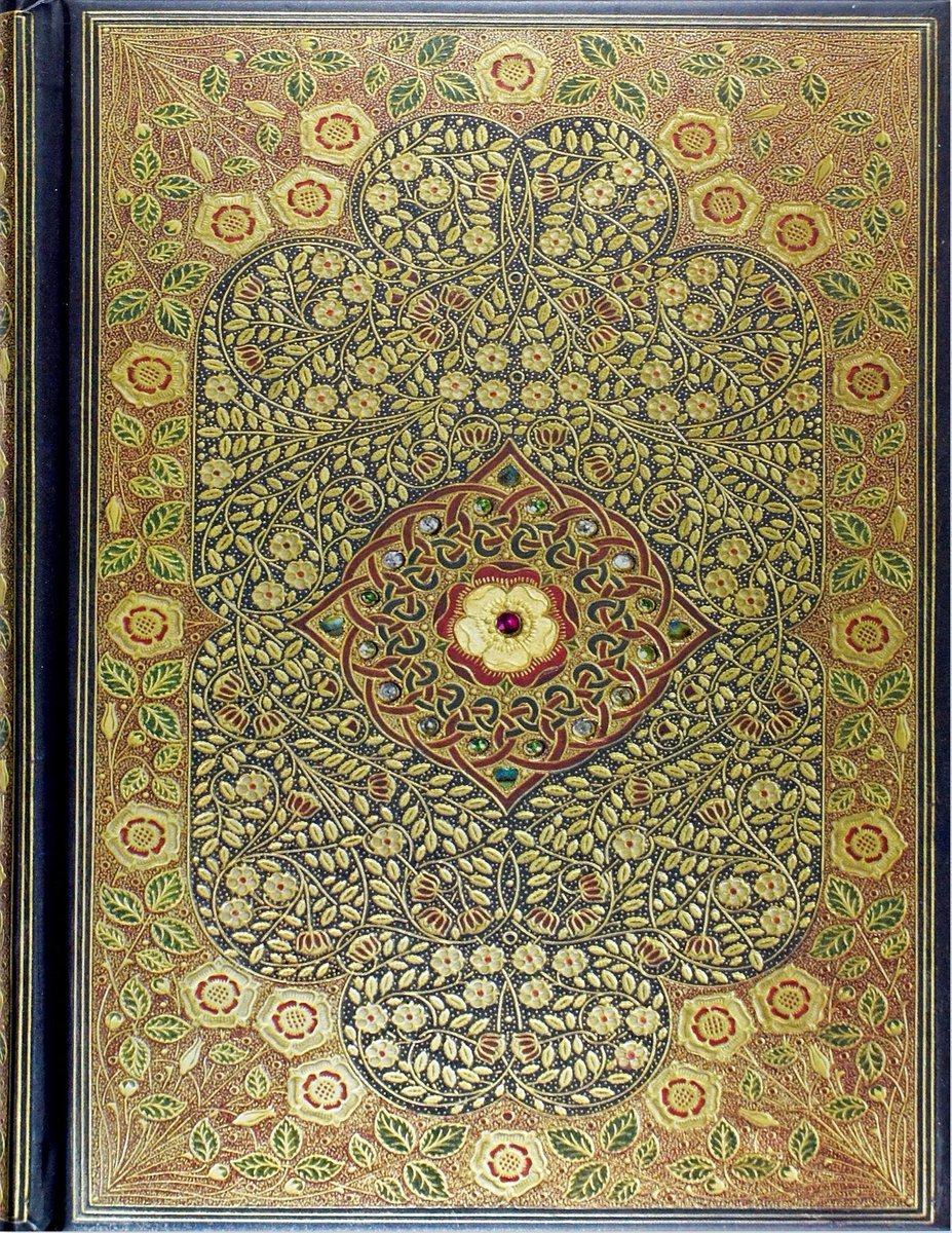 Notizbuch mit Bucheinband von Peter Pauper – juwelenbesetztes Filigran – 16 x 21 cm