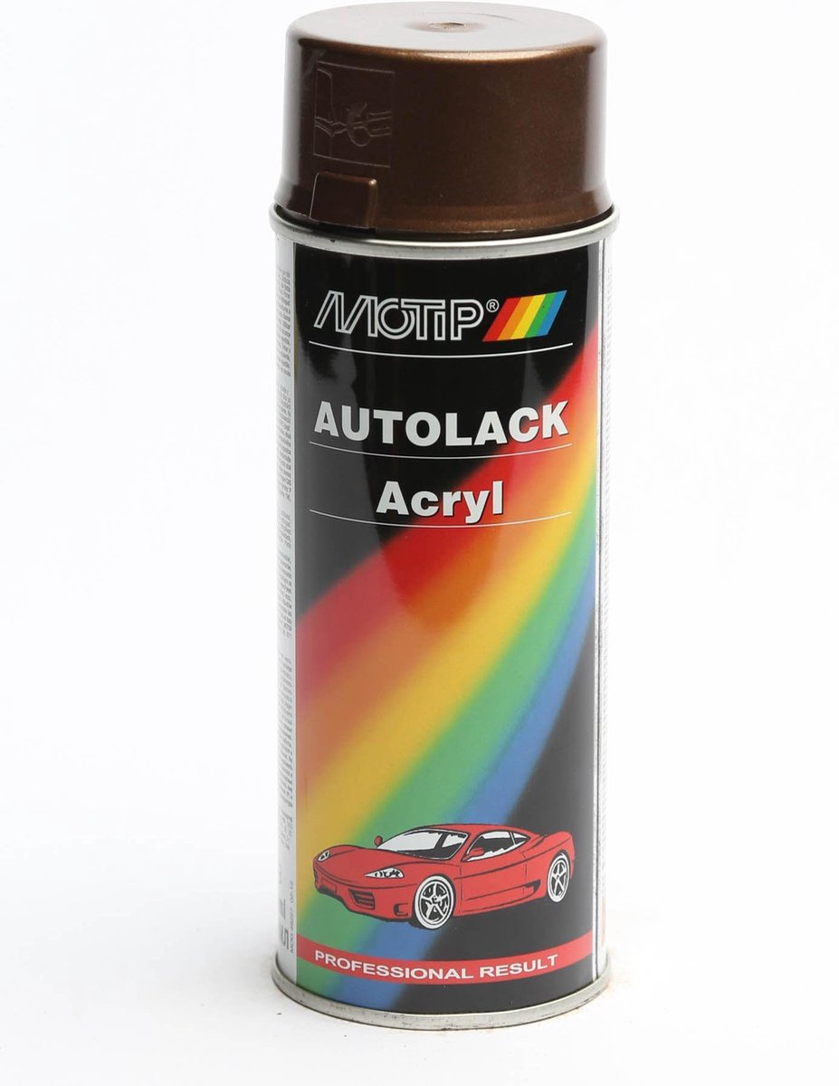 Motip 51200 – Autolack-Sprühdose – Braun – 400 ml
