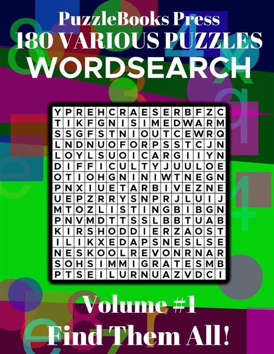 Puzzlebooks Press – Wortsuche – Band 1