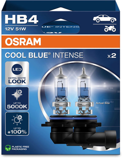 Osram Cool Blue Intense Nextgen – Halogenlampe – 5000 K – hoher Kontrast – umweltfreundliche Verpackung