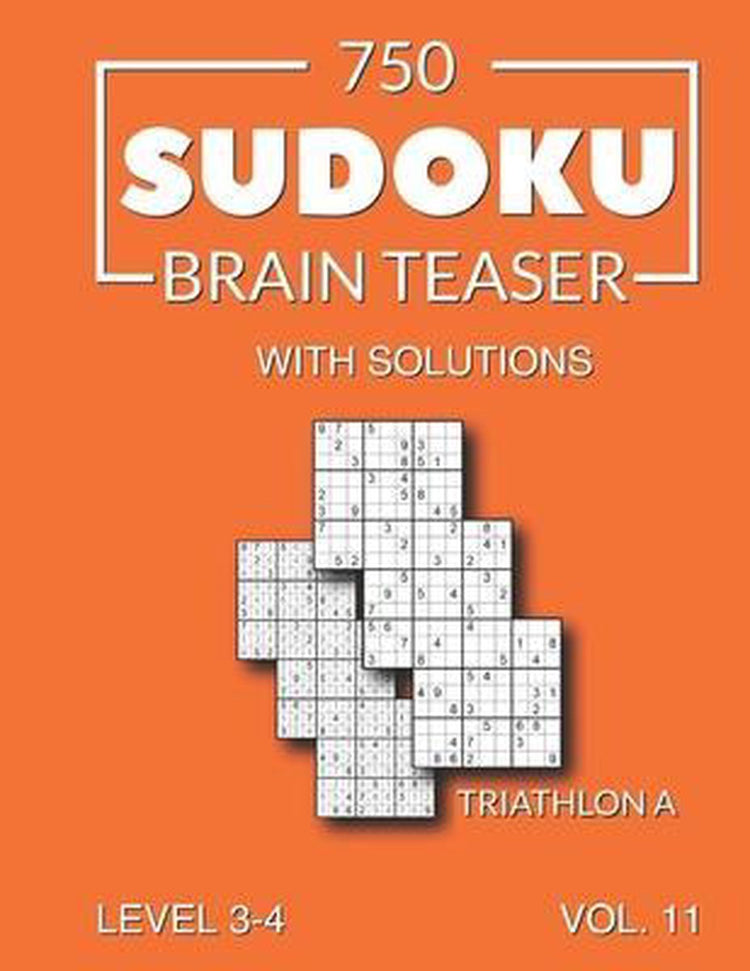 750 Sudoku-Denksportaufgaben Triathlon A mit Lösungen