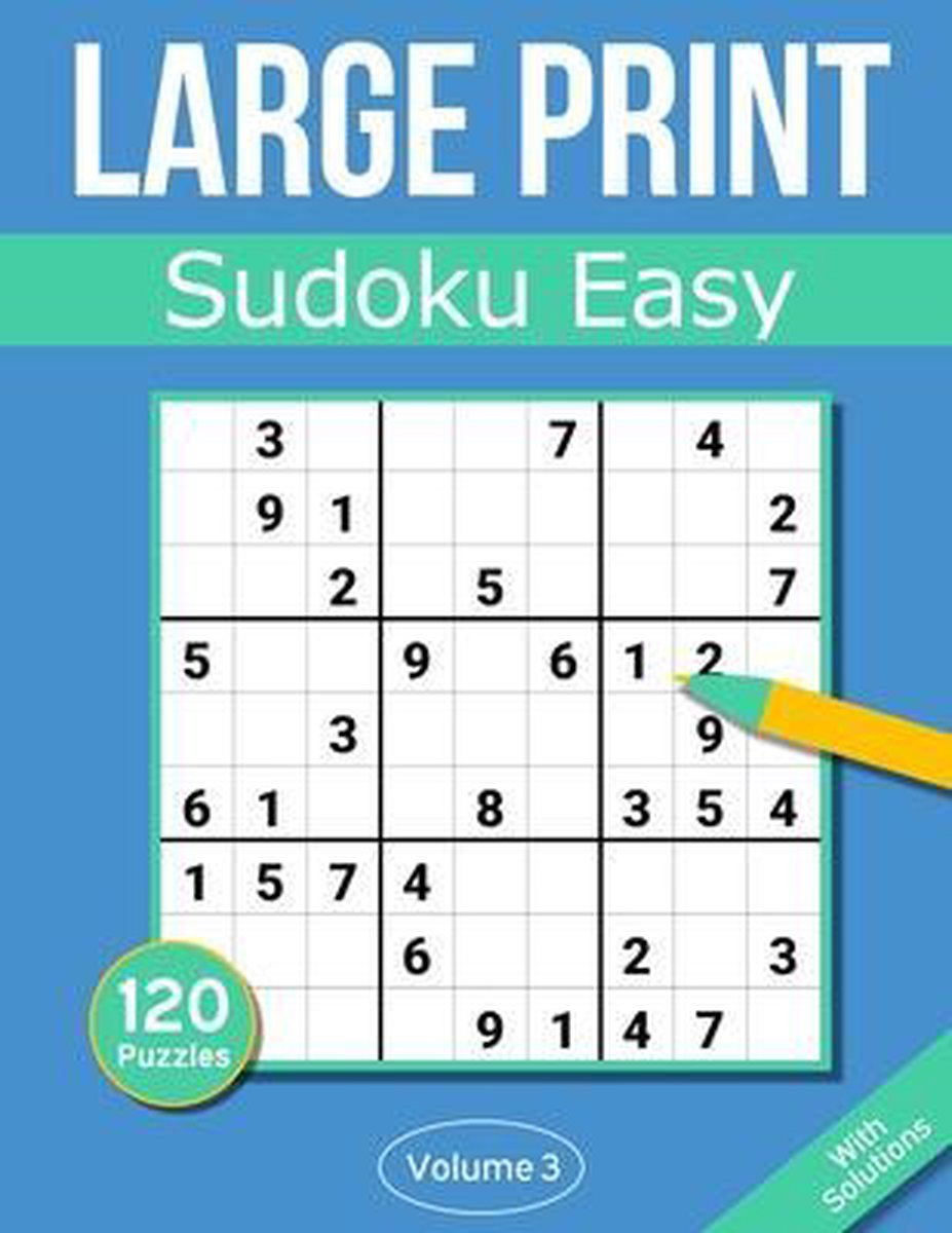 Einfache Sudoku-Rätselbücher in Großdruck – Einfache Sudoku-Bücher in Großdruck