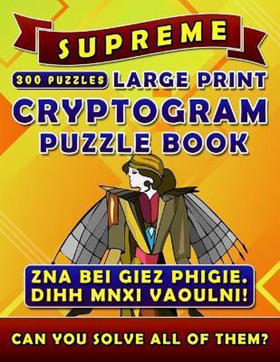 Großdruck-Kryptogramm-Rätselbücher ohne Marke Sans Marque Supreme (300 Rätsel)