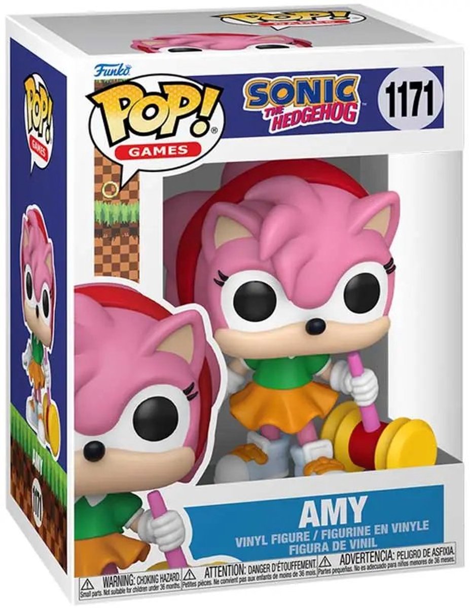 Funko Sonic the Hedgehog Amy Rose (Chase Edition möglich!) Vinylfigur 1171 Unisex Pop! - neutral - Standard