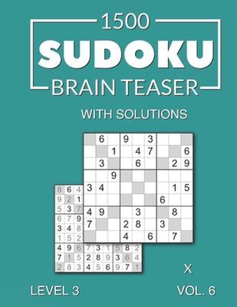 1500 Sudoku-Rätsel x mit Lösungen