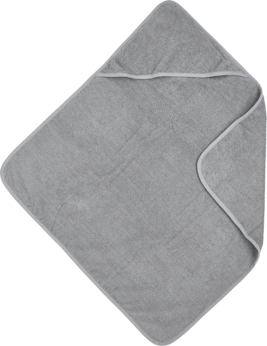 Meyco Baby Uni Badeumhang - Frottee - Grau - 75x75cm