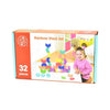 Holzblöcke Stapelspiel Rainbow, 32dlg.