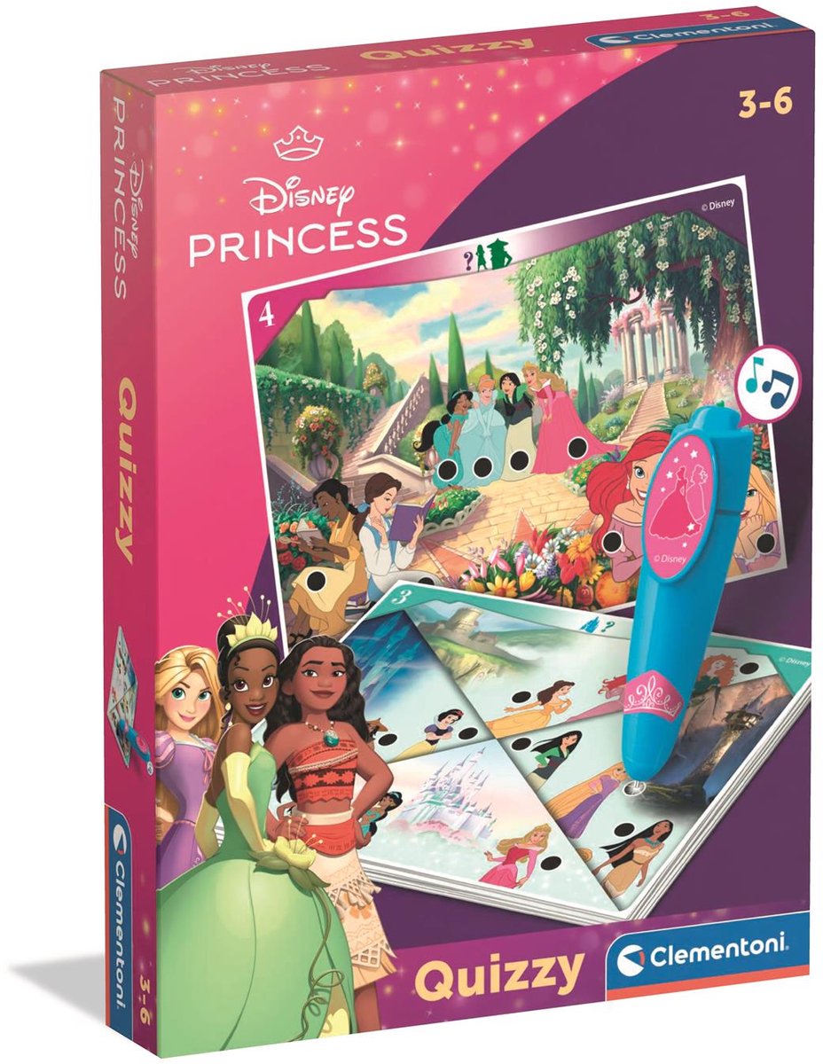 Clementoni Disney Princess Quizzy -Spiel