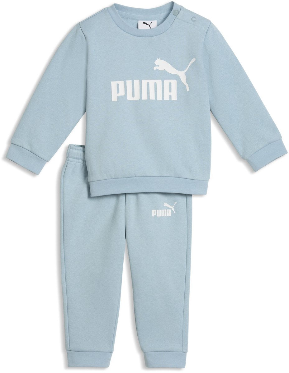 Puma Minicats ESS Crew Set FL INF Unisex-Trainingsanzug – Seafoam