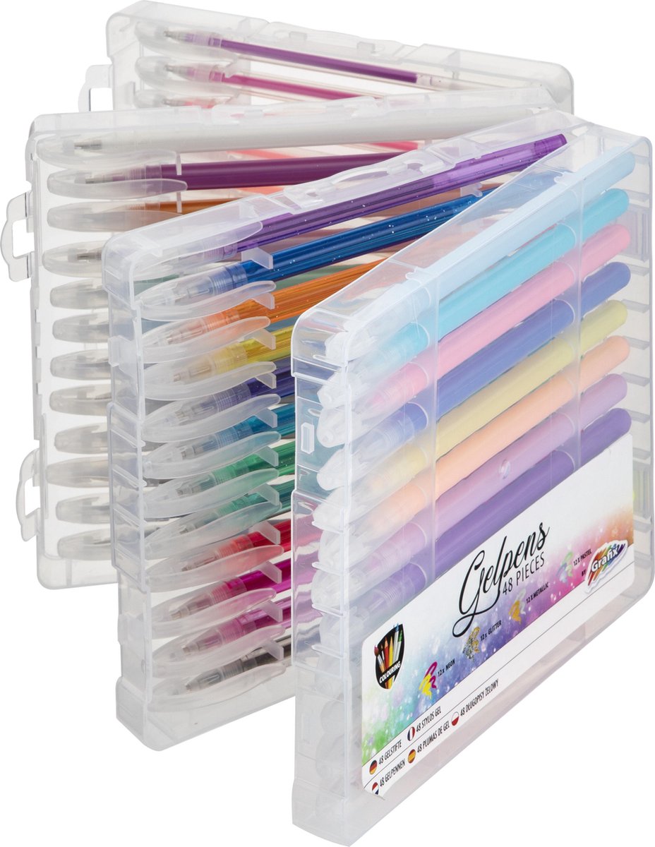 Creative Craft Group Gel Penennet Set, 48dlg.