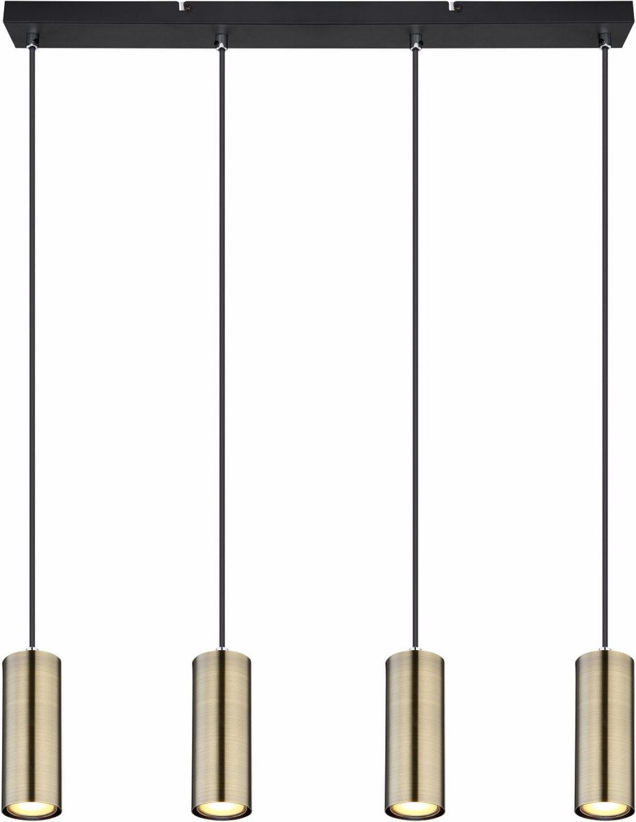 Globo – Hängelampe – Robby – Gold – Metall – große Esstischlampe – GU10 – 57911-4hm
