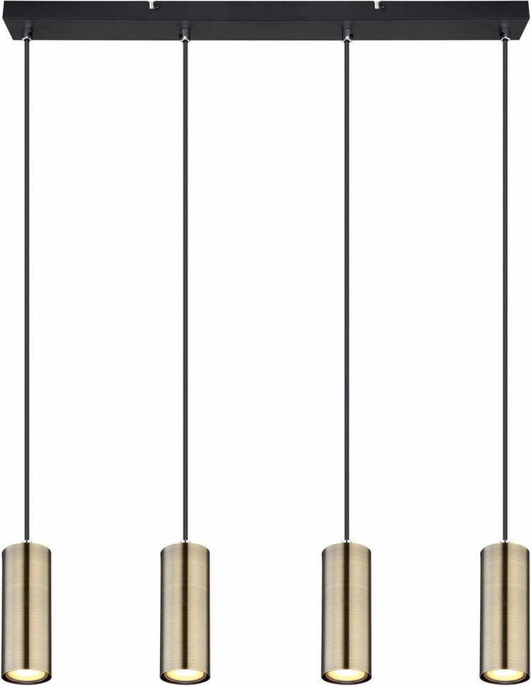 Globo – Hängelampe – Robby – Gold – Metall – große Esstischlampe – GU10 – 57911-4hm