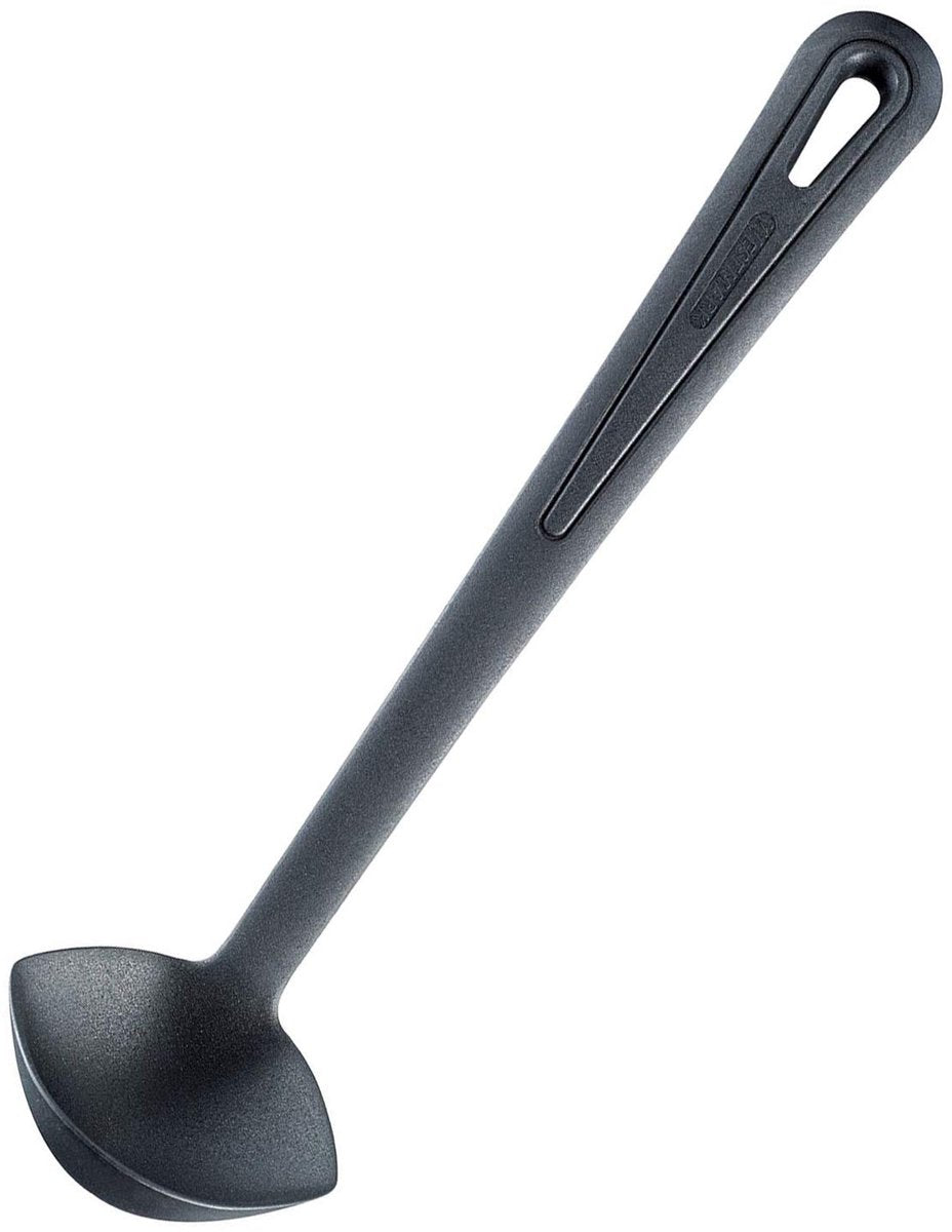 Westmark Saucenlöffel Servierlöffel, hitzebeständig bis 270 °C, PPA, Länge: 29 cm, Sanft Plus, Schwarz, 28542275
