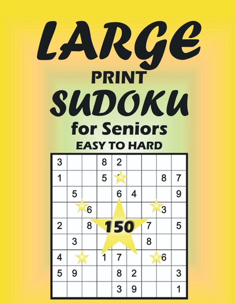 Großgedrucktes Sudoku für Senioren, leicht bis schwer