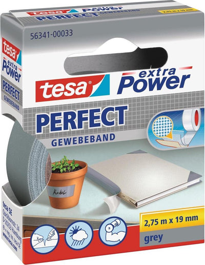 Tesa 1025254 - extra pow.2,75mx19mm grau | 10 Stück
