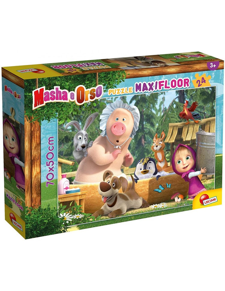 Lisciani Masha Puzzle Maxifloor 24 – eine schöne Kindheit!