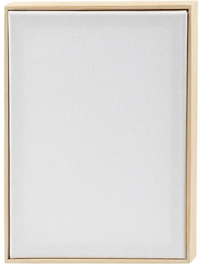 Creativ Company Keilrahmen mit Rahmen, A4, Größe 21x29,7 cm, 280 g, weiß, 1 Stück