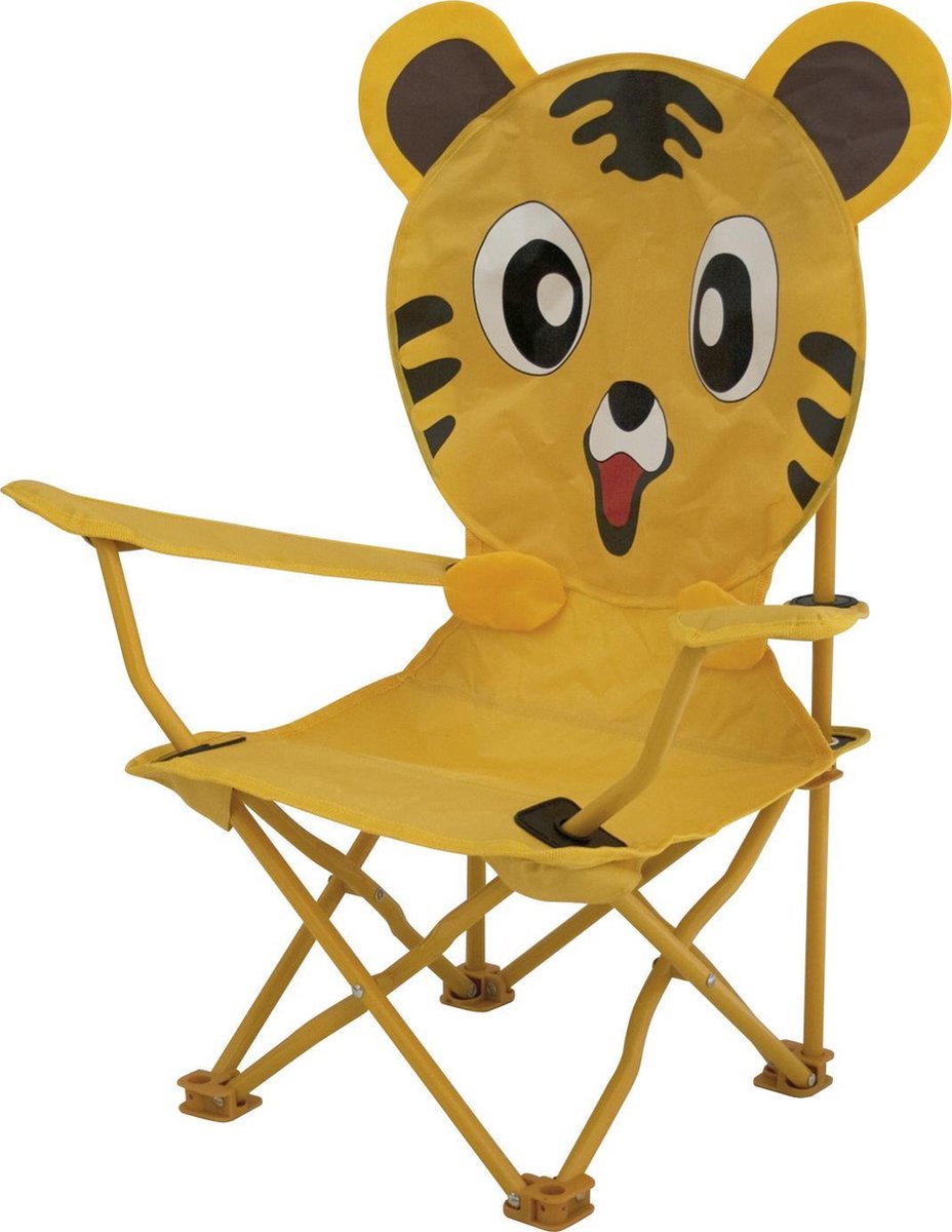 Hochstuhl Tiger 60 x 26 cm Polyester Stahl Junior gelb