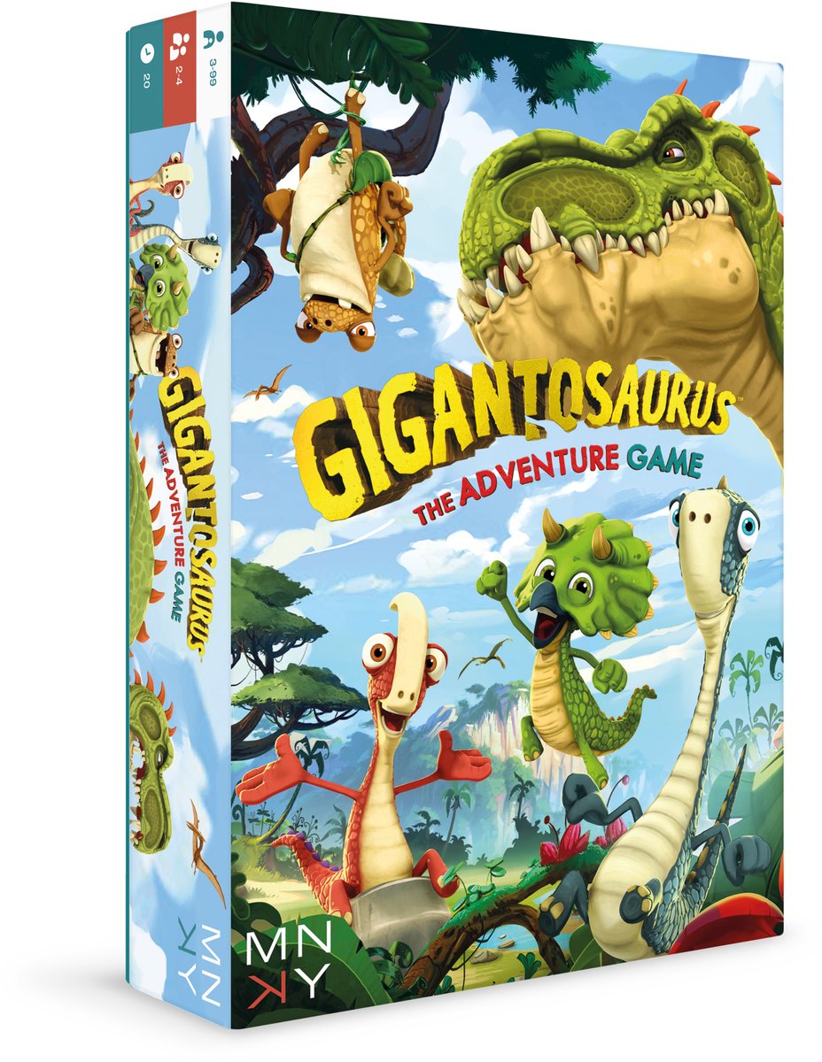 Mnky Entertainment Gigantosaurus – Brettspiel