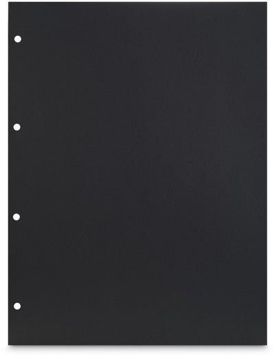 Hama Fotokarton, 23,3 x 31 cm, perforiert, 25 Blatt, Schwarz