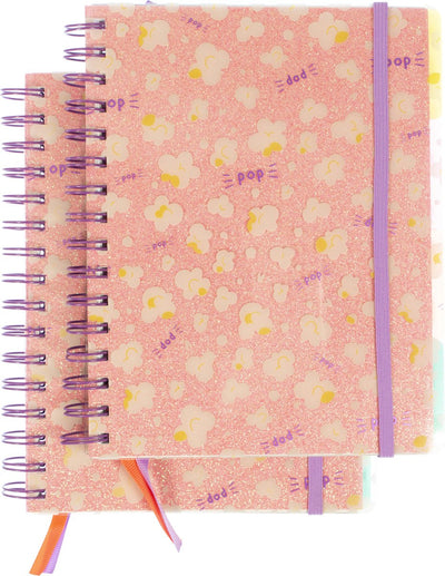 Kangaro 4-in-1-Notizbuch – Beach Happy – A5 – Linie – 2 Stück – k-pm310011