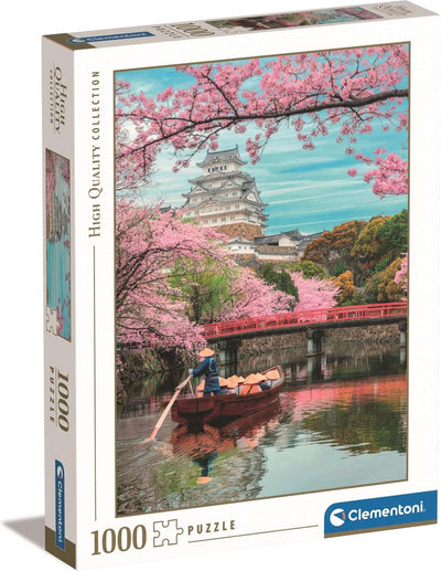 Clementoni Jigsaw Puzzle Himeji Schloss im Frühjahr, 1000st.