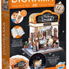 Buki Frankreich Buki – Modellbausatz – Diorama – Holz – Miniatur-Bäckerei