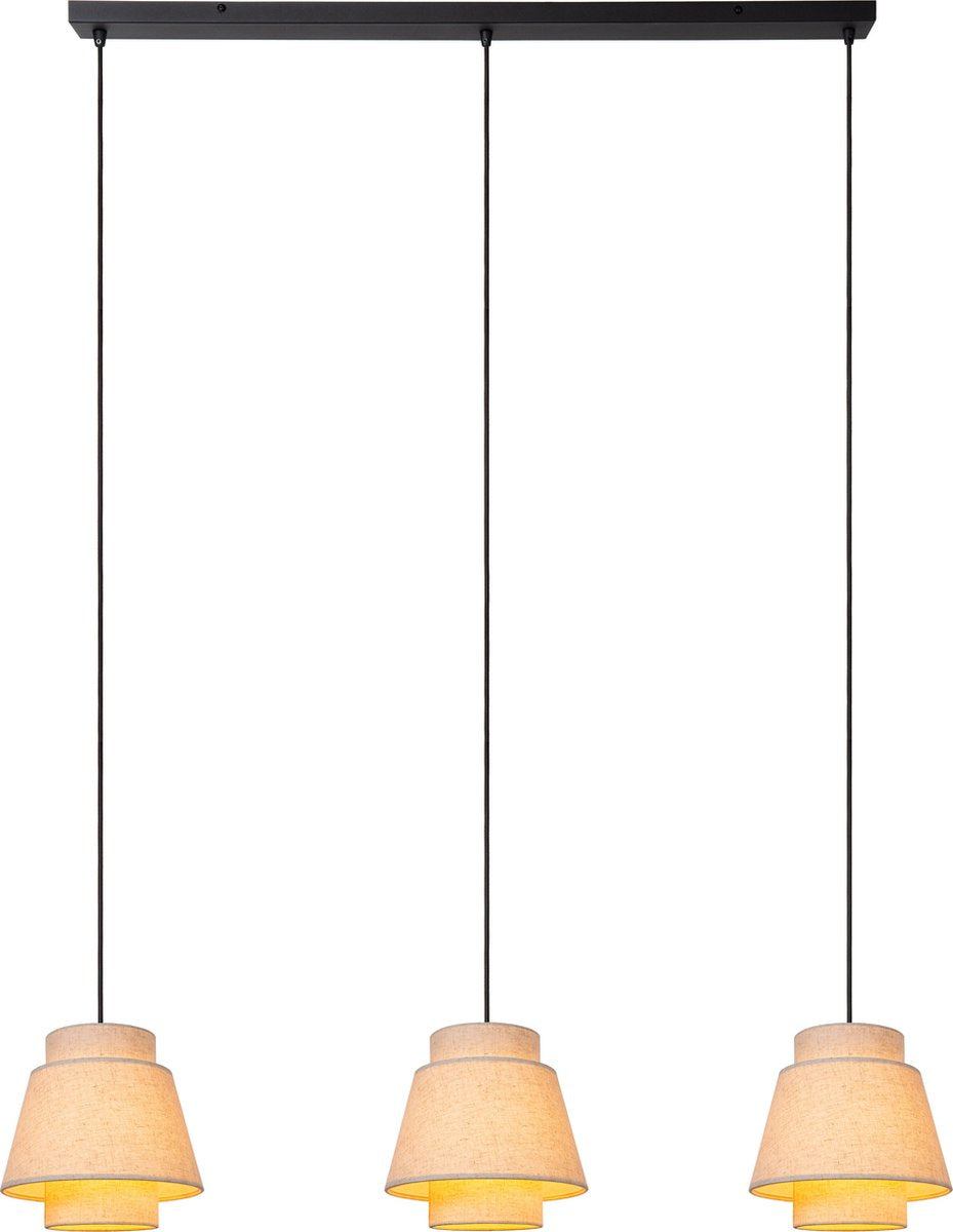 Lucide Tribute - Hängelampe - 3xE27 - Beige - Japandi