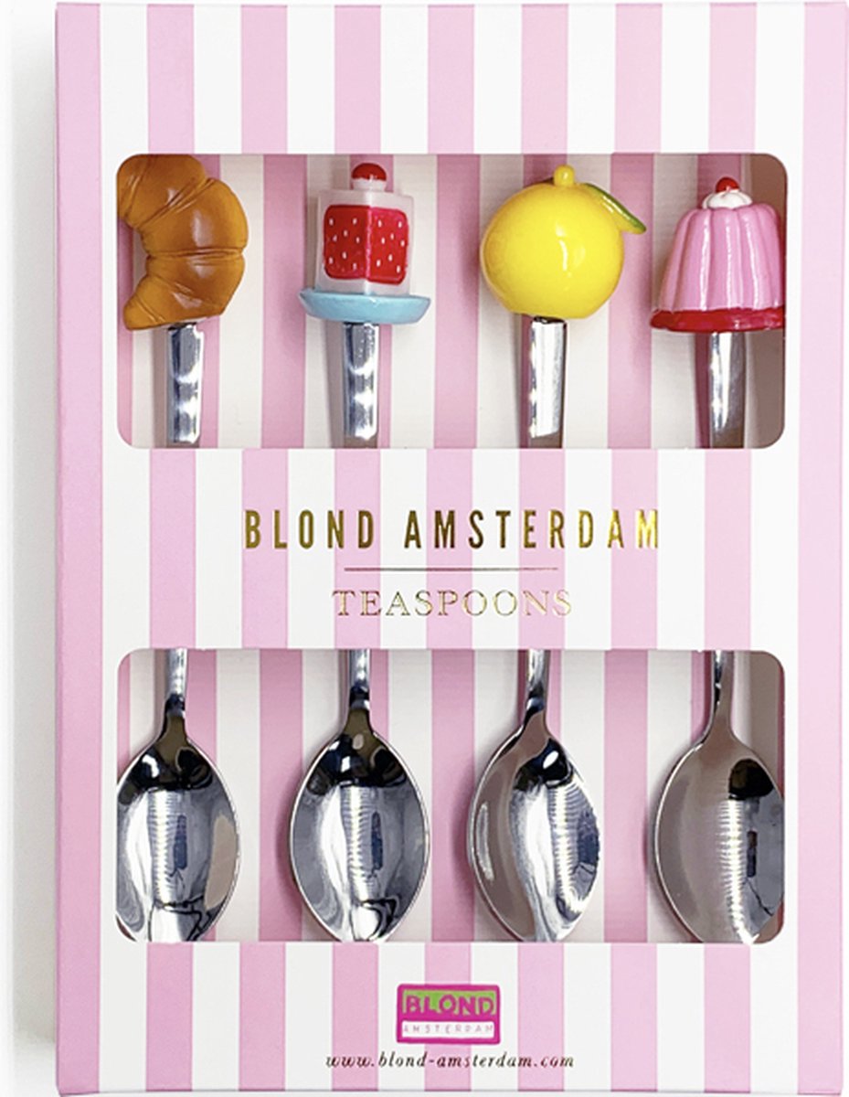 Blond Amsterdam, mal nachholen: Teelöffel, 4er-Set