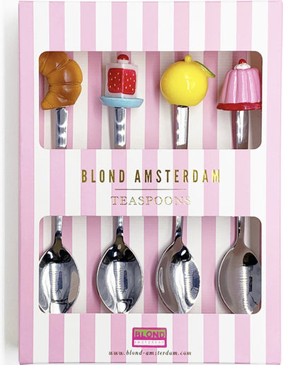 Blond Amsterdam, mal nachholen: Teelöffel, 4er-Set