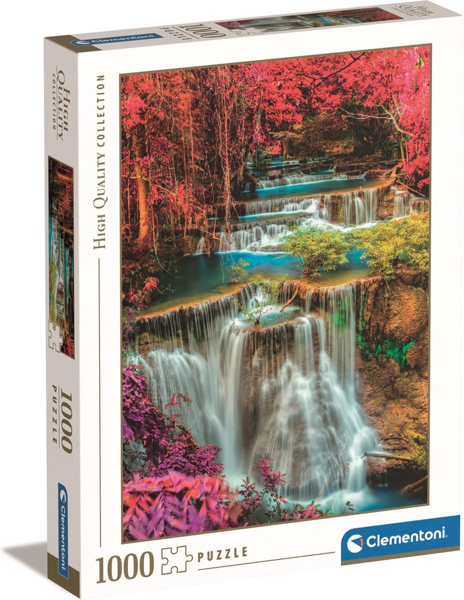 Clementoni Jigsaw Puzzle Bunt Thai Falls, 1000st.
