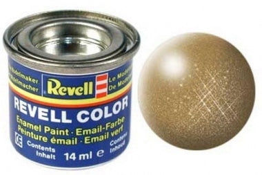 Revell Paint for Model Building Nummer 92 Metallic Messing