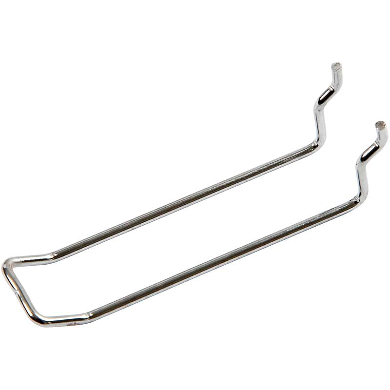 Doppelhaken, L: 100 mm, B: 25 mm, Stärke 4 mm, 50 Stück 1 Karton