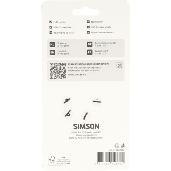 Simson Scheinwerfer Aurora X-Line 1100