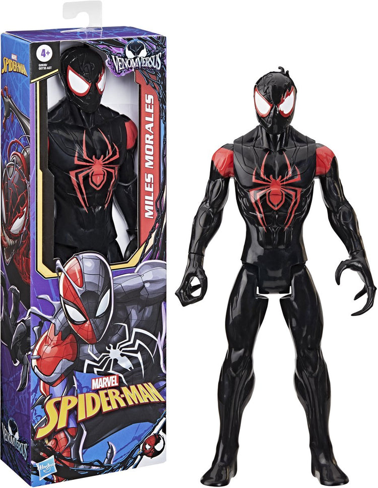 Marvel Spider-Man Venomversus Titan Hero Series Miles Morales, 12-Zoll-Actionfigur, 4+