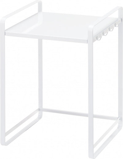 Yamazaki Arbeitsplatten-Organizer ausziehbar – Turm – Weiß