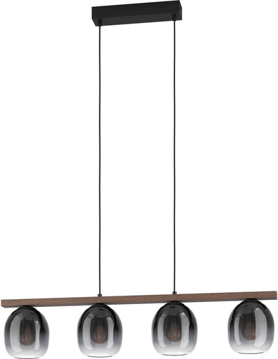 Eglo Filago Hängelampe – E27 – 88 cm – Schwarzbraun