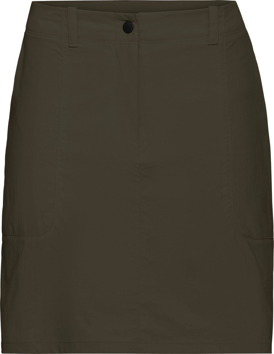 Jack Wolfskin Desert Skort W Outdoor-Rock für Damen – Obsidian Moss