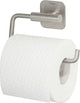 Tiger Colar - Toilettenpapierhalter ohne Klappe - ohne Bohren - Toilettenpapierhalter selbstklebend - Edelstahl gebürstet