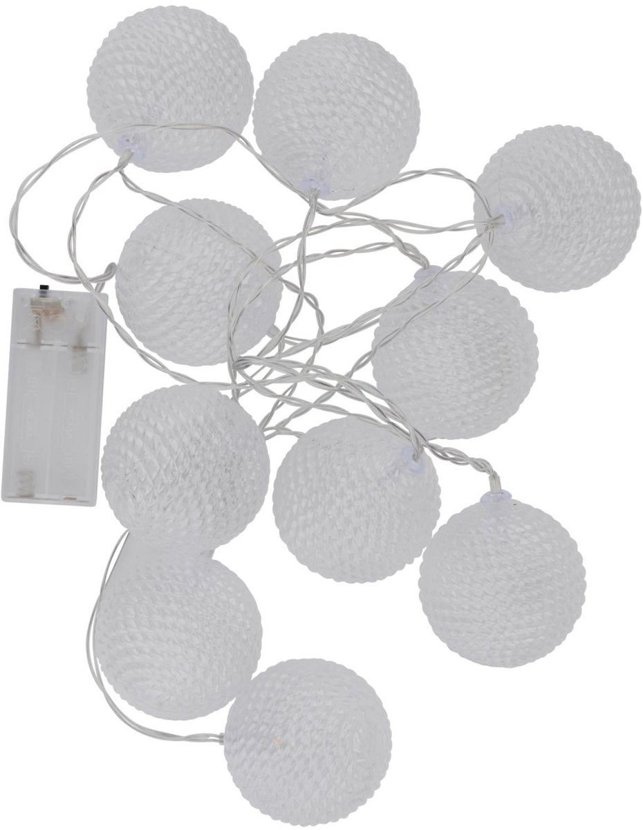 Kabel mit 10 LED-Kugeln