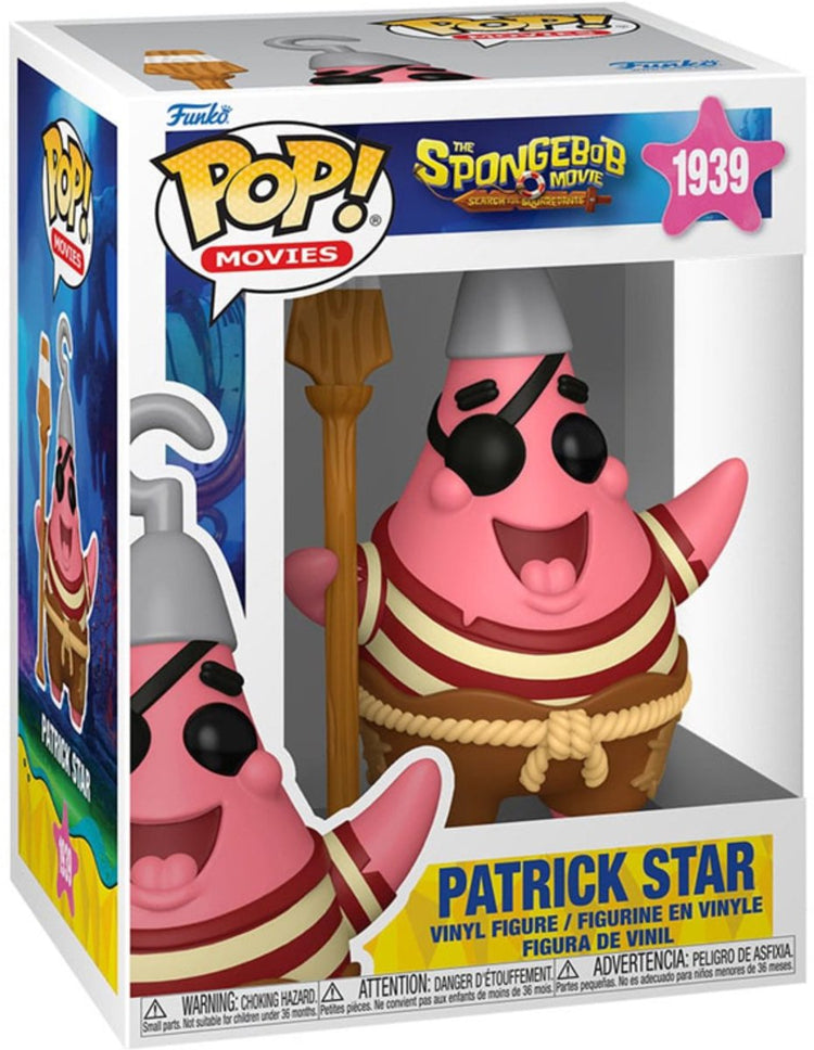 Funko SpongeBob Schwammkopf der SpongeBob-Film – Patrick Star (Pop! Filme) Vinylfigur 1939 Unisex Pop! - neutral - Standard