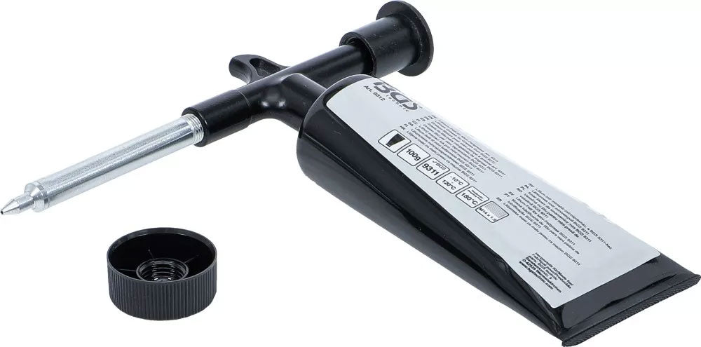 BGS Technic Mini-Fettpresse mit Lithiumfett 100 g Tube