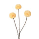 Künstlicher Blumenbommel aus der Roberts-Kollektion, 78 cm, zartes Gelb