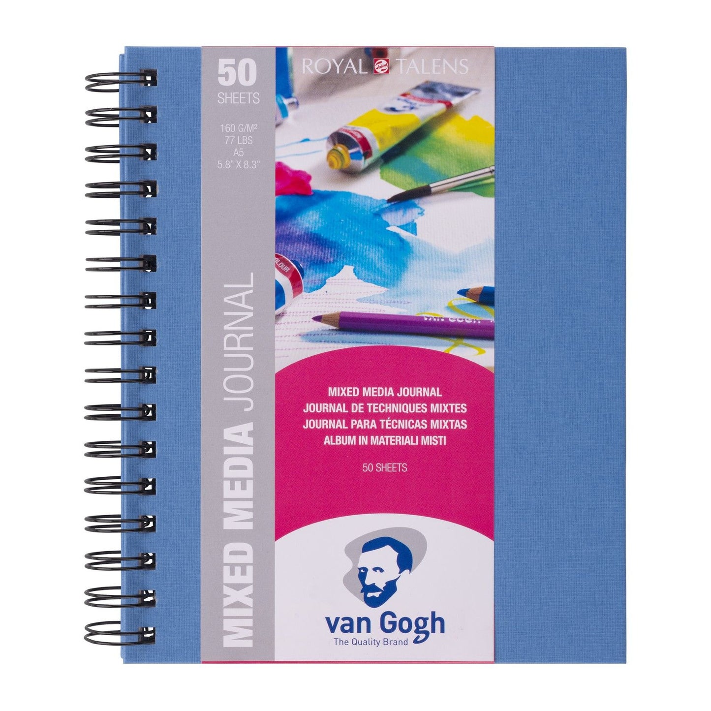 Van Gogh • Mixed-Media-Tagebuch A5 160 g 50 Blatt